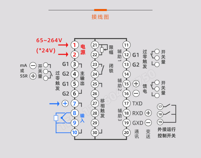 BT528/529溫控器-接線圖